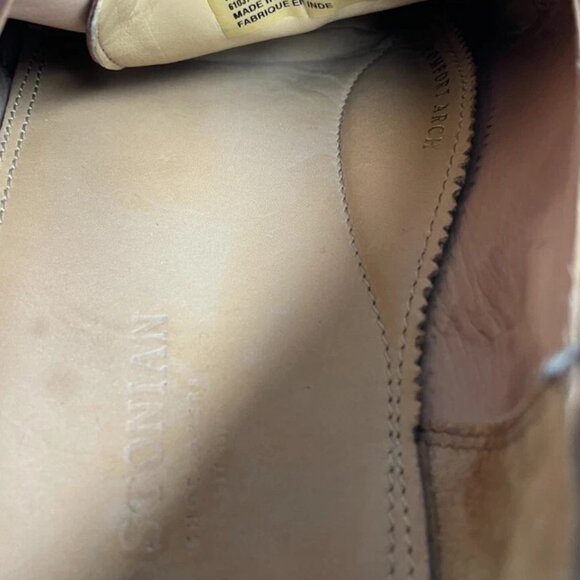 Bostonian Brown Leather Lace Up Oxford Dress Shoes 16501 Men's 12 M - Picture 7 of 9